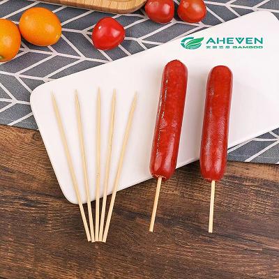 Brochetas de bambú ecológico para barbacoa