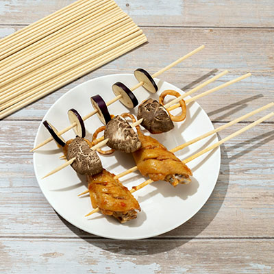 Los variados usos de las brochetas de bambú